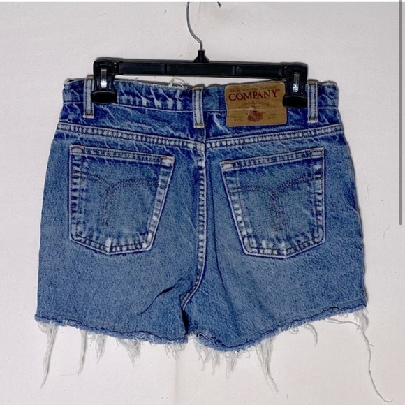 Vintage Great Western Garment Company Distressed Cut Off Jean Shorts 28 - Picture 2 of 10
